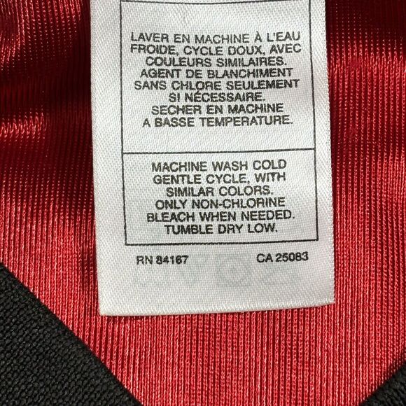 Disney World Jersey Mens Large Red Grumpy #7 In The Game Embroidered Football - Picture 14 of 15